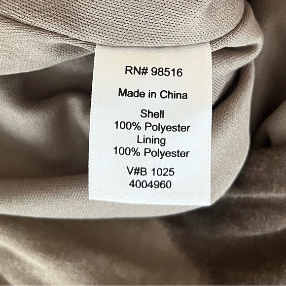 {Coldwater Creek} Printed Ruched Midi Dress in Watercolor Print - Size 10 - NWT - Picture 8 of 9